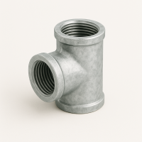Тройник оцинкованный приварной ДУ 89