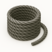 Канат тройной свивки ЛК-Р 12,5 мм ГОСТ 3089-80