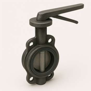 Затвор чугунный дисковый ДУ 1400 РУ 10 ГОСТ 12521-89 в наличии в Ярославле