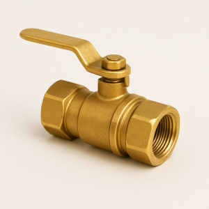 Латунный кран шаровой проходной муфтовый ДУ 25 РУ 10 ГОСТ 15527-2004 в наличии в Ярославле